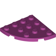 Plate Round Corner 4 x 4 (30565)