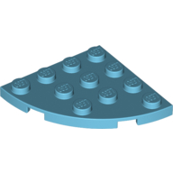 Plate Round Corner 4 x 4 (30565)