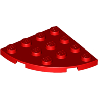 Plate Round Corner 4 x 4 (30565)
