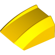 Slope Curved 2 x 2 with Lip, No Studs (30602)