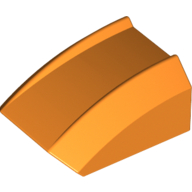 Slope Curved 2 x 2 with Lip, No Studs (30602)