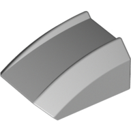 Slope Curved 2 x 2 with Lip, No Studs (30602)