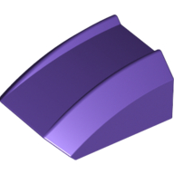 Slope Curved 2 x 2 with Lip, No Studs (30602)