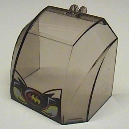 Windscreen 4 x 6 x 4 Canopy with Hinge and Flames Headlights Print (30633pr0008)