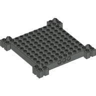 Brick Special 12 x 12 Base with 4 Corner Pegs, 1 x 10 Cutouts, Grooves (30645)