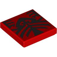 Tile 2 x 2 with Black Tattoo Decoration print (3068bpr9319)