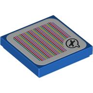 Tile 2 x 2 with Spanner in Speech Bubble and Barcode Print (Sticker) (3068bpr9339)
