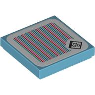 Tile 2 x 2 with Question Mark Box and Barcode Print (Sticker) (3068bpr9346)