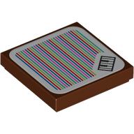 Tile 2 x 2 with Piano and Barcode Print (Sticker) (3068bpr9376)