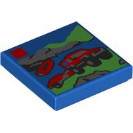 Tile 2 x 2 with LEGO Set Box print (3068bpr9387)