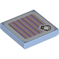 Tile 2 x 2 with Pinguin and Barcode Print (Sticker) (3068bpr9399)