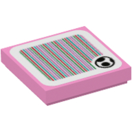 Tile 2 x 2 with Yoshi Egg and Barcode Print (Sticker) (3068bpr9740)