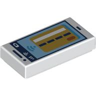 Tile 1 x 2 with Smart Phone, Navigation Screen print (3069bpr0095)