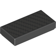 Tile 1 x 2 with Carbon Fiber print (3069bpr0291)