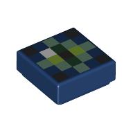 Tile 1 x 1 with Pixelated Eye of Ender print (3070bpr0009)
