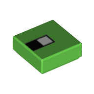 Tile 1 x 1 with Pixelated Eye print (3070bpr0190)