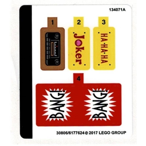 Sticker Sheet for Set 70906-1 (30806)
