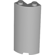Cylinder Quarter 2 x 2 x 5 (Wall) (30987)