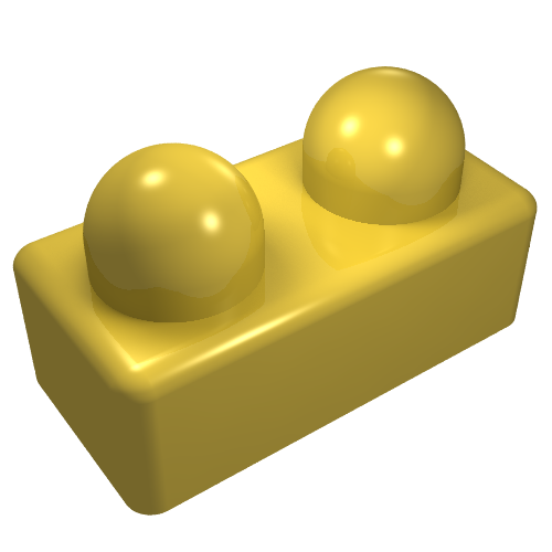 Primo Brick 1 x 2 (31001)