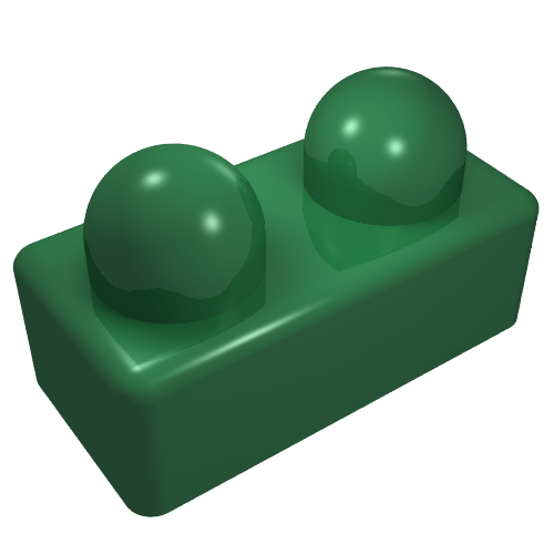 Primo Brick 1 x 2 (31001)