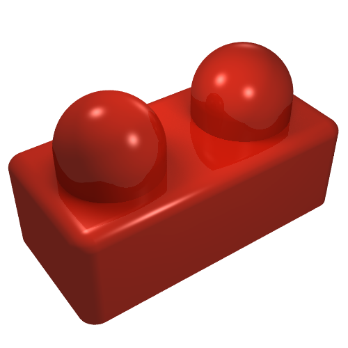 Primo Brick 1 x 2 (31001)