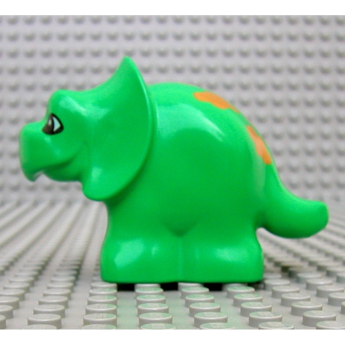 Duplo Dinosaur Triceratops Baby with Brown Spots Print (31046pr0001)