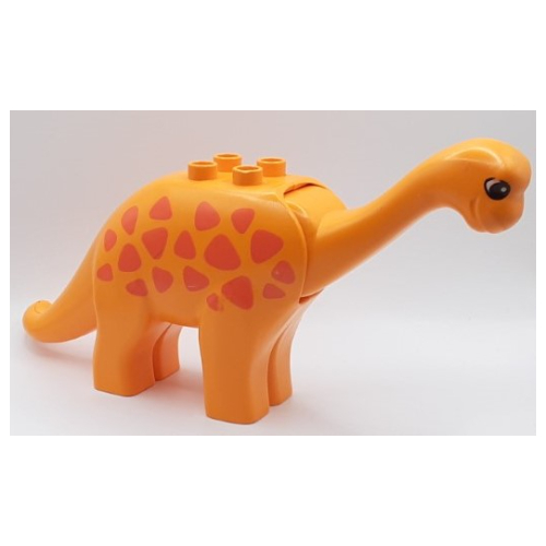 Duplo Dinosaur Brachiosaurus Adult with Orange Spots Print (31053pr0001)