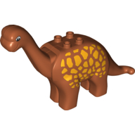 Duplo Dinosaur Brachiosaurus, Adult with Yellow Spots Print (31053pr0002)
