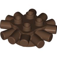Duplo Brick Round 2 x 2 with Radiating Bars (Camp Fire / Nest) (31070)