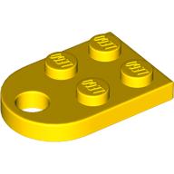 Plate Special 3 x 2 with Rounded End, Hole (3176)