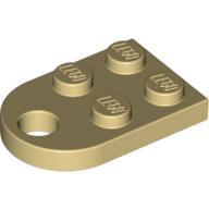 Plate Special 3 x 2 with Rounded End, Hole (3176)