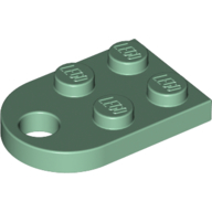 Plate Special 3 x 2 with Rounded End, Hole (3176)