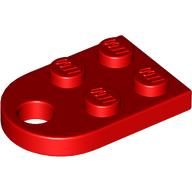 Plate Special 3 x 2 with Rounded End, Hole (3176)