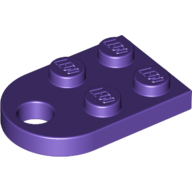 Plate Special 3 x 2 with Rounded End, Hole (3176)