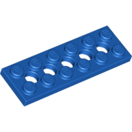 Technic Plate 2 x 6 [5 Holes] (32001)