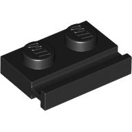 Plate Special 1 x 2 with Door Rail (32028)