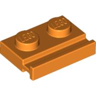 Plate Special 1 x 2 with Door Rail (32028)