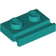 Plate Special 1 x 2 with Door Rail (32028)