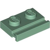 Plate Special 1 x 2 with Door Rail (32028)