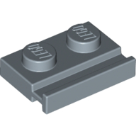 Plate Special 1 x 2 with Door Rail (32028)