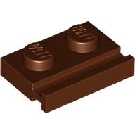 Plate Special 1 x 2 with Door Rail (32028)