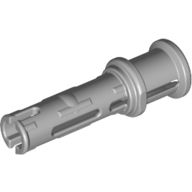 Technic Pin Long with Friction Ridges Lengthwise and Stop Bush [3 Lateral Holes, Big Pin Hole] (32054)