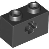 Technic Brick 1 x 2 with Axle Hole Type 1 [+ Opening] and Bottom Pin (32064a)