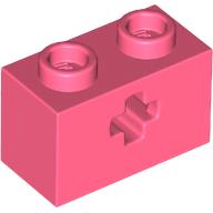 Technic Brick 1 x 2 with Axle Hole Type 1 [+ Opening] and Bottom Pin (32064a)