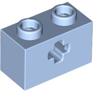 Technic Brick 1 x 2 with Axle Hole Type 1 [+ Opening] and Bottom Pin (32064a)