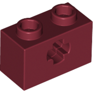 Technic Brick 1 x 2 with Axle Hole Type 1 [+ Opening] and Bottom Pin (32064a)