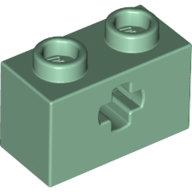 Technic Brick 1 x 2 with Axle Hole Type 1 [+ Opening] and Bottom Pin (32064a)