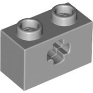 Technic Brick 1 x 2 with Axle Hole Type 1 [+ Opening] and Bottom Pin (32064a)