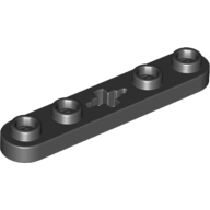 Technic Plate 1 x 5 with Smooth Ends, 4 Studs and Centre Axle Hole (32124)