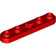 Technic Plate 1 x 5 with Smooth Ends, 4 Studs and Centre Axle Hole (32124)